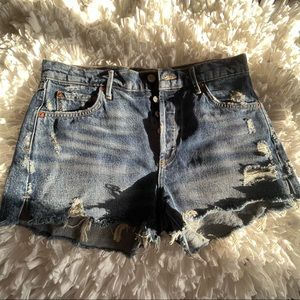 Agolde classic jean shorts